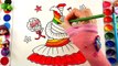 BARBIE Dress Coloring Rainbow Coloring Book Pages Video for Kids to Learn How to Draw and Color