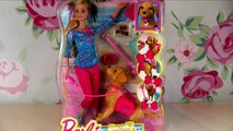 Куклы Барби Распаковка Набор с какающей собакой видео с куклами игрушки для девочек на русском