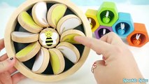 Best Preschool Learning Videos for Kids: Learn Colors and Counting! Toy Bees Beehive Cu