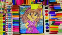 Learn Colors for Kids and Color Glitter Hearts Coloring Pages