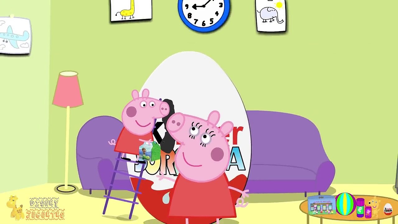 Peppa Pig En Espanol El Kinder Gigante Nuevo Video 2016