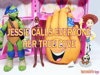 JESSIE CALLS EVERYONE HER TRUE LOVE HI-5 EMOJI FILM LEONARDO THE FLASH TOYS PLAY TOY STORY 3 TEENAGE MUTANT NINJA TURTLE