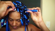 Natural Hair Flexi Rod Set l Heatless Wand Curls