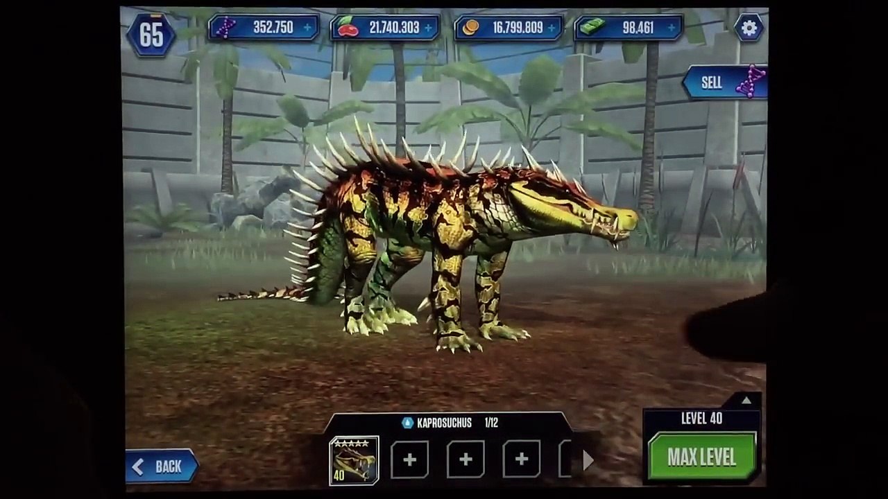 Jurassic World: The Game | Kaprosuchus, Scaphognathus and Nundasuchus Level 40