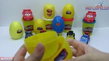 5 SURPRISE EGGS CARS2 toys eggs unboxing мультики про машинки тачки 2 игрушки киндерсюрпри