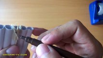 How to make an automatic hidden blade using paper - Assassins Creed
