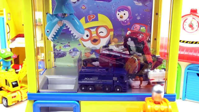 Pororo Crane Machine Toy And Hello Carbot Tobot Athlon Mini Car Transformer Toys
