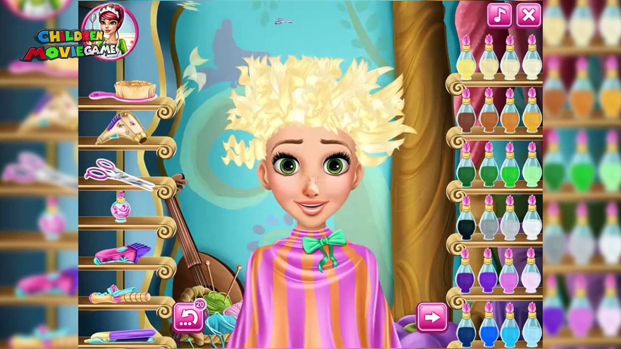 Real Haircuts Rapunzel - Haircut and dress up games for girls