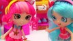 Jessicake & Donatina Shoppies Make Playdoh Shopkins Cookies with Cookie Cutters - Play Video