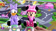 Minnie Mouse Toy Play Mat! Joker PLAY-DOH Traps! Peppa, Lightning, Mickey HobbyKidsTV Hi!