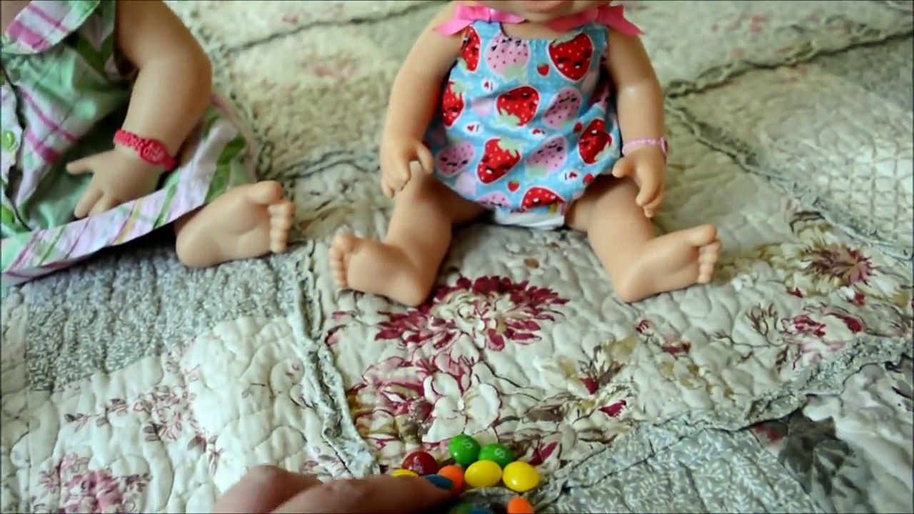 BABY ALIVE Candy Eating Challenge Doll vs Food + Skittles & Baby Alive Poop Diaper