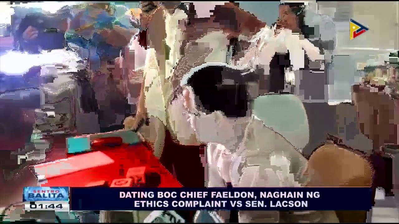 Dating BOC Chief Faeldon, naghain ng ethics complaint vs Sen. Lacson