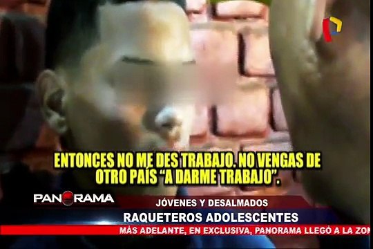 Raqueteros adolescentes: Policía captura a jóvenes delincuentes en La Victoria y El Callao