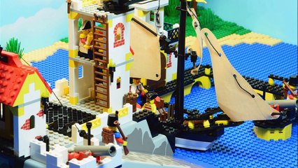 Imperial Trading Post 6277 LEGO Pirates - Stop Motion Review