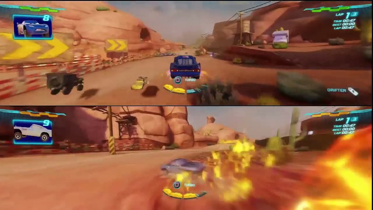 Cars Alive ! Cars 2 Gameplay-Lightyear lightning VS Finn McMissle
