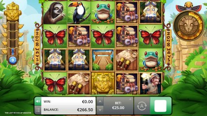 New online casino slot "The Lost Riches of Amazon" by Foxium