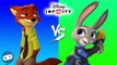 Nick Wilde VS Judy Hopps Disney Infinity 3.0 Zootopia Toy Box Fight