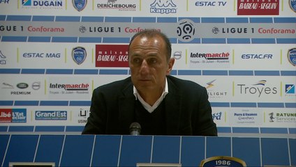 Michel Der Zakarian après ESTAC 0-1 MHSC