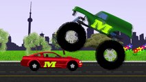 Monster Trucks for Children -Teaching Kids the Alphabet!