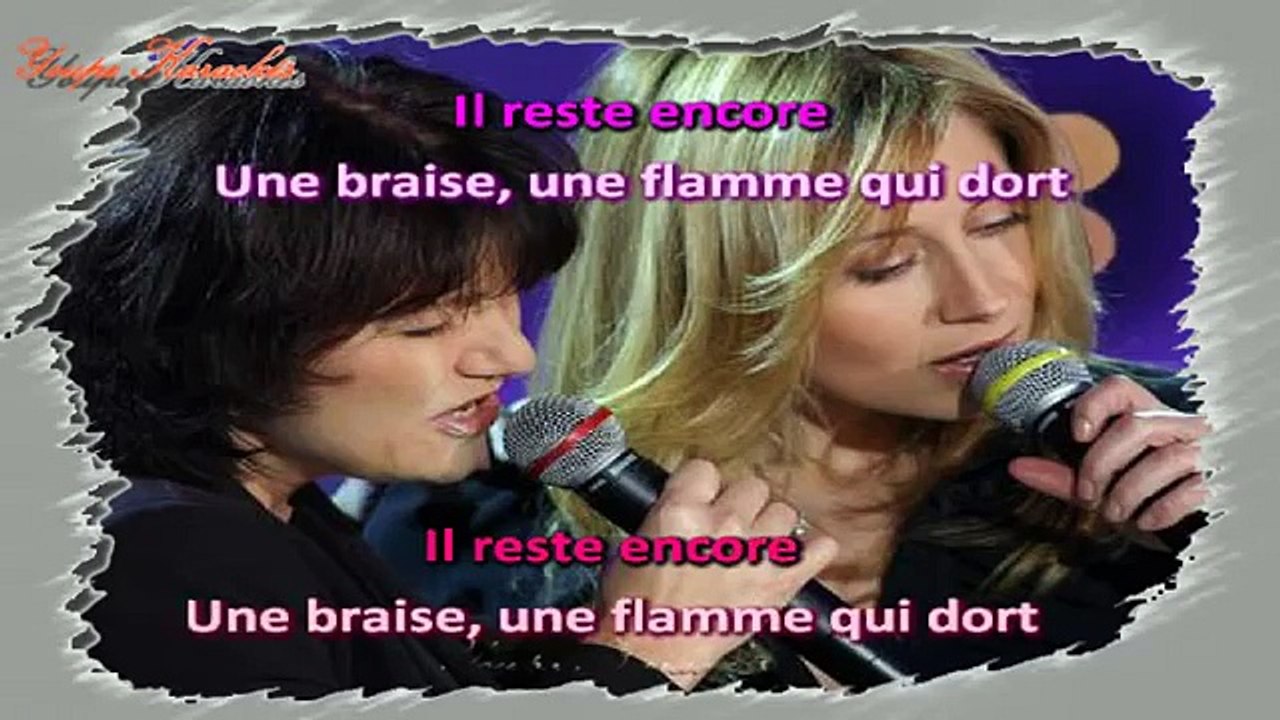 Maurane & Lara Fabian - Mais la vie KARAOKE / INSTRUMENTAL