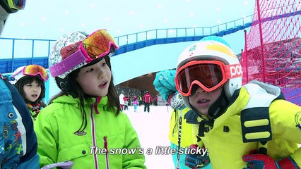 Chinese skiers cool off at world's largest indoor ski park