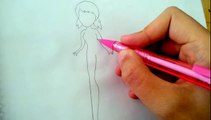 Kız çizimi / How to draw girl