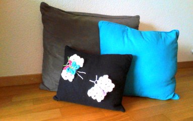 Pequeño cojin de suspiros (Mariposas) parte 1 de 2