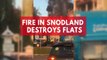 Snodland fire destroys block of flats in Kent