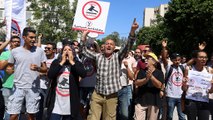 احتجاجات في تونس ضد قانون 