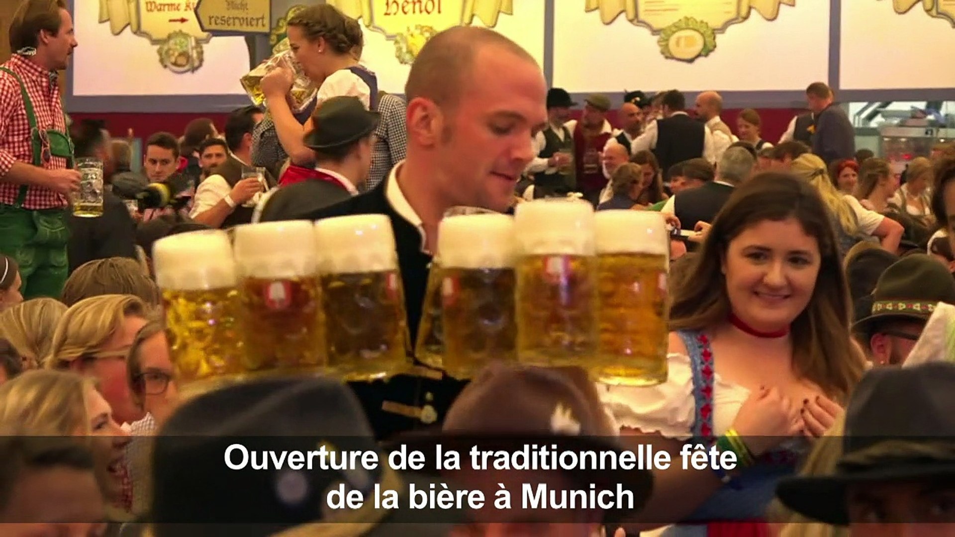 Oktoberfest de Munich : le festival de la bière ouvre - Vidéo Dailymotion