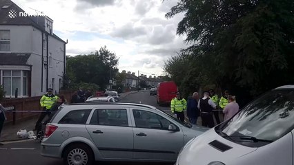 Armed police operation in Sunbury-on-Thames, Surrey