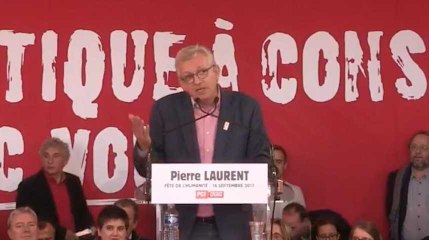 "Lui, il n'est pas là. Mais le peuple, il est là" : quand Pierre Laurent tacle Mélenchon à la fête de l'Humanité