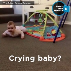 Dog Learns Trick To Quiet Crying Baby