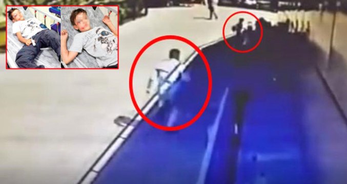 Küçücük Çocuğu, Kendisine Çarptı Diye Betona Fırlattı