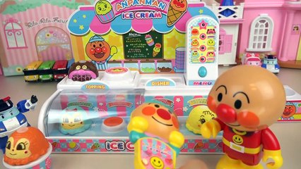 Baby doll and Ice Cream shop toys play