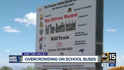 Crowded school buses in San Tan Valley have parents fuming