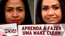 Aprenda a fazer uma make clean e sofisticada