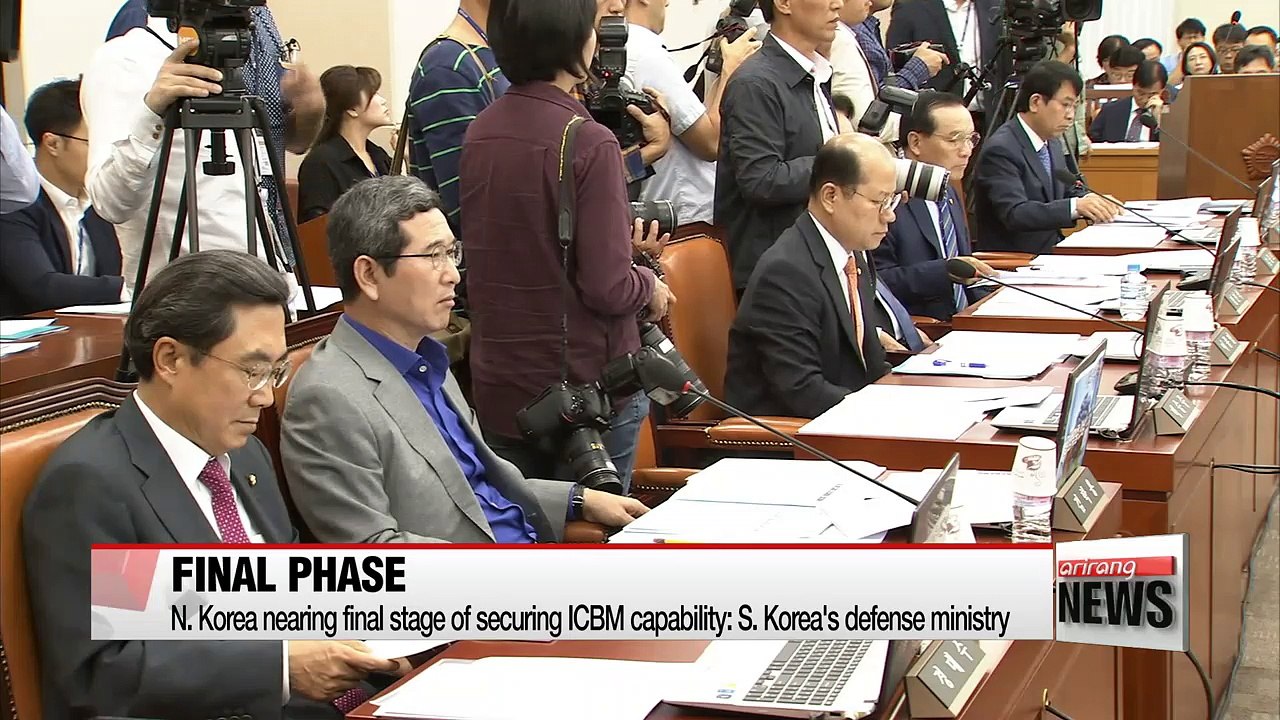 N. Korea nears final stage of developing ICBM: S. Korea's defense ministry