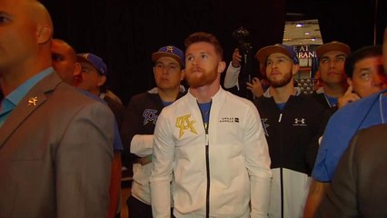 CANELO ALVAREZ - Enters Stadium - SHORT