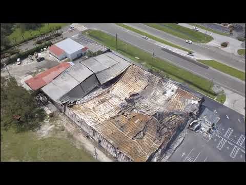 Drone Video Shows Florida Bowling Alley Destroyed Following Hurricane Irma