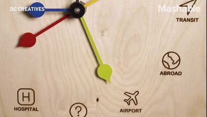 Download Video: Finally, a clock that can track all your family and friend's locations