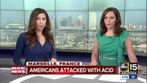 Official: 4 US tourists attacked with acid in Marseille