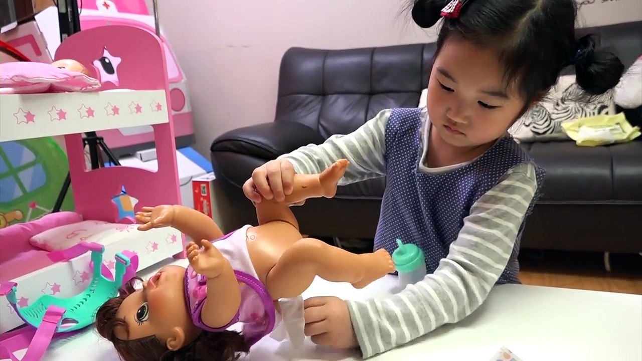 [콩순이 장난감으로 동생 돌보기]보람이가 잘 할수 있을까요~? 보람이의 엄마놀이 Bad Baby 보람튜브