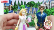 NEW Rapunzel Deluxe Set with Flynn Rider vs Disney Princess Magiclip Fashion Dresses Tangled Figures