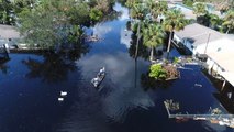 Drone footage highlights the scale of flooding in Florida
