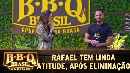 Após eliminação, Rafael tem linda atitude
