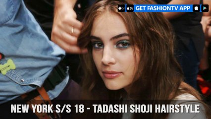 New York Spring/Summer 2018 - Tadashi Shoji Hairstyle | FashionTV