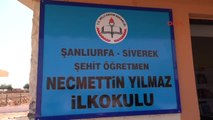 Şanlıurfa PKK'nın Şehit Ettiği Necmettin Öğretmenin Okulunda Hüzünlü Ders Başı