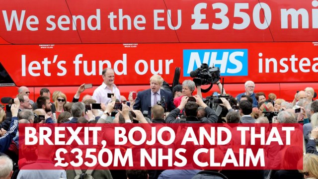 Brexit, Boris Johnson, and that £350m NHS claim