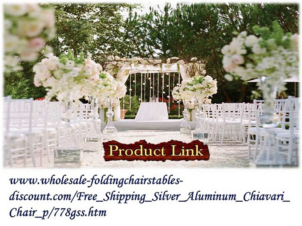 wholesale-foldingchairstables-discount.com Presenting Silver Aluminum Chiavari Chair